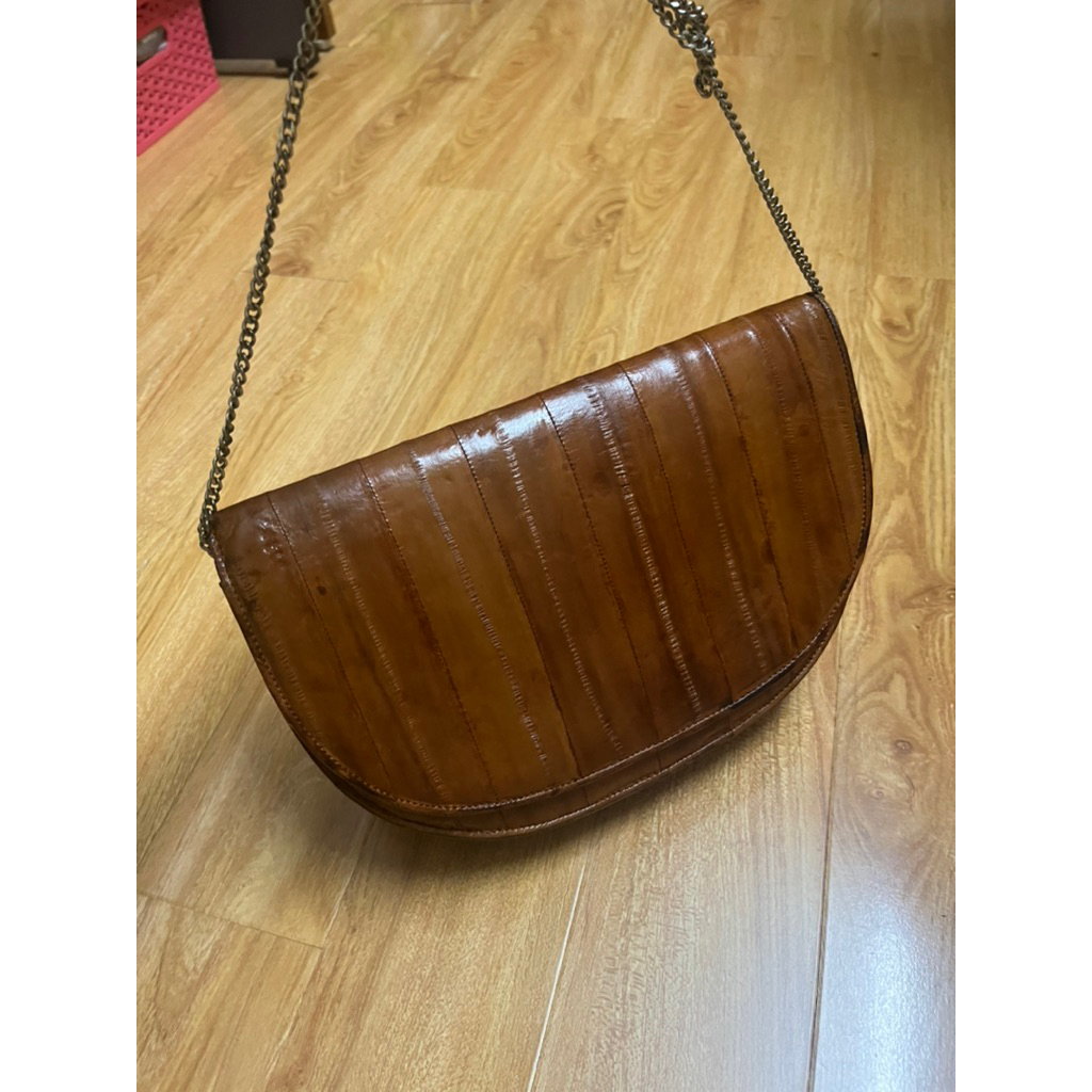 Túi nữ 25x20x8 da lươn đeo chéo 2hand