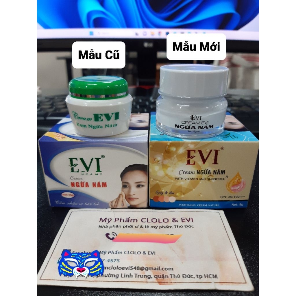 Kem ngừa nám, sạch thâm, trắng da EVI chính hãng