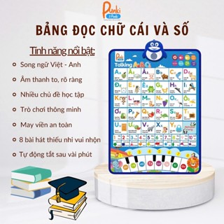 Bảng Chữ Cái và Số song ngữ Việt – Anh , nhãn hiệu Punki & Punki