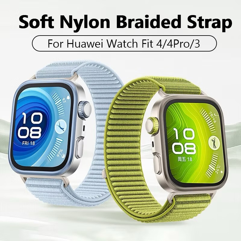 Dây đeo Nylon Nguyên Mẫu Huawei Watch Fit 4 Pro/ Fit 4/ Fit 3 Dây đeo bện Nylon mềm thoáng khí dây đ