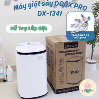 [Tặng Móc Phơi] Máy Giặt Mini Doux Pro Wash System Có Sấy, Màn Hình Cảm ứng, 65-95 Độ Tiêu Diệt Vi Khuẩn, BH Chính Hãng