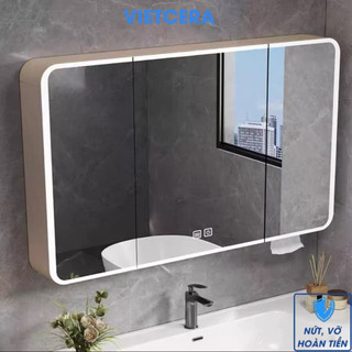 Tủ gương phòng tắm thông minh LED, Tủ gương phòng vệ sinh treo tường ,tủ quần áo làm đẹp,Tủ phòng tắm 55/70/80/90CM