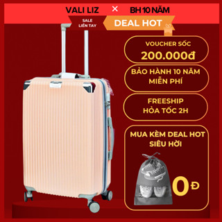 Vali du lịch Chống Trộm Size 28/24/20 -Nhựa ABS 841 Bo góc kim loại cao cấp chống va đập BH 05 năm