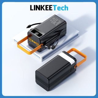 Sạc dự phòng 50.000mAh trong suốt với 2 cổng sạc nhanh 22.5W và 20W kèm 4 đầu cáp sạc màn hình led bảo hành 12 tháng