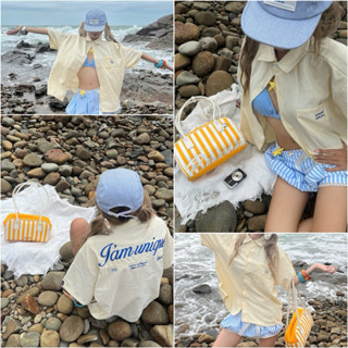 Sơmi Sọc Oxford UNIQUE🖤 Nam nữ unisex 🖤 Áo Sơ Mi form rộng style Ulzzang