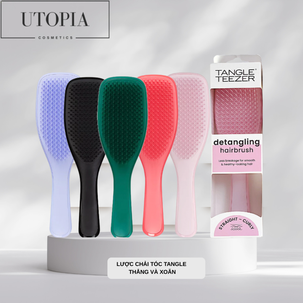 Lược gỡ rối Tangle Teezer (tóc thẳng, xoăn)