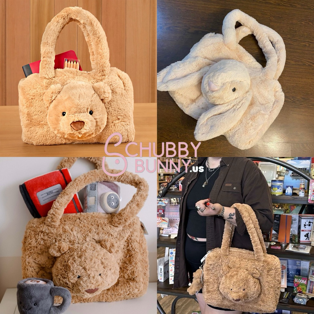 [CHÍNH HÃNG] TÚI JlC TOTE BAG SMUDGE BEAR/RABBIT & BARTHOLOMEW BEAR