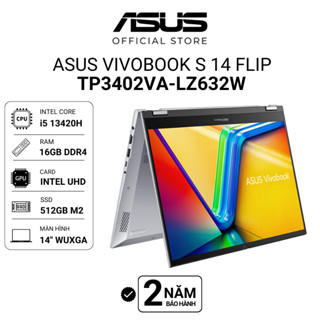 Laptop Asus Vivobook S 14 Flip TP3402VA-LZ632W Intel i5-13420H | 16GB | 512GB | Intel | 14"  Win 11