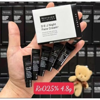 Kem dưỡng da Revision Skincare D.E.J Night Face Cream 0.25% mini dưỡng ẩm chống lão hoá ban đêm 4.8g