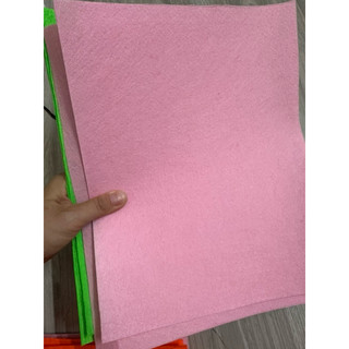 (trộn màu inbox) Set 3 tấm vải nỉ (vải dạ) kích thước 20x30 làm đồ kẹp tóc, đồ handmade