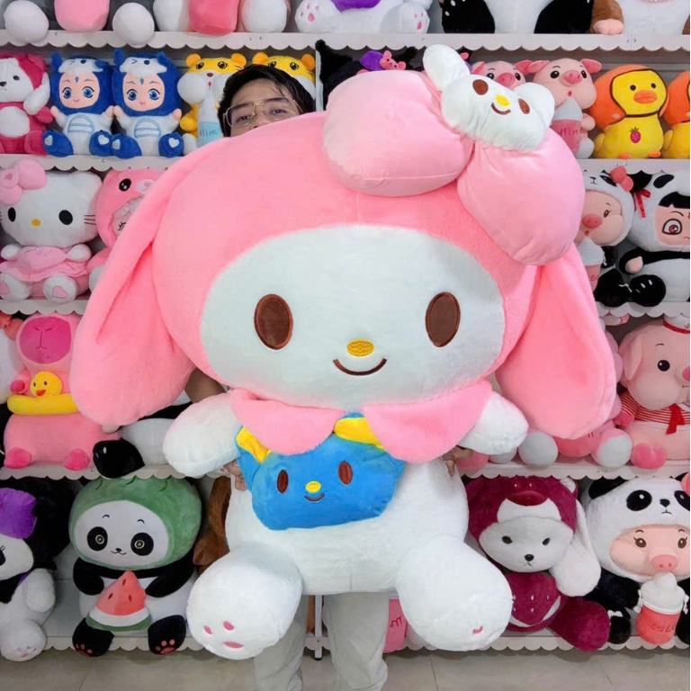 Gấu Bông Kuromi Thú Nhồi Bông Kuromi Đủ Size