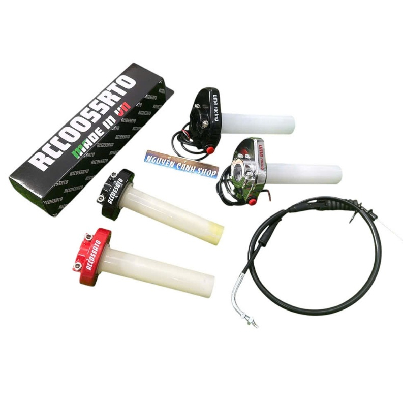 Cùm ga tăng tốc RCCOSSRTO Uma Racing gắn cho xe máy