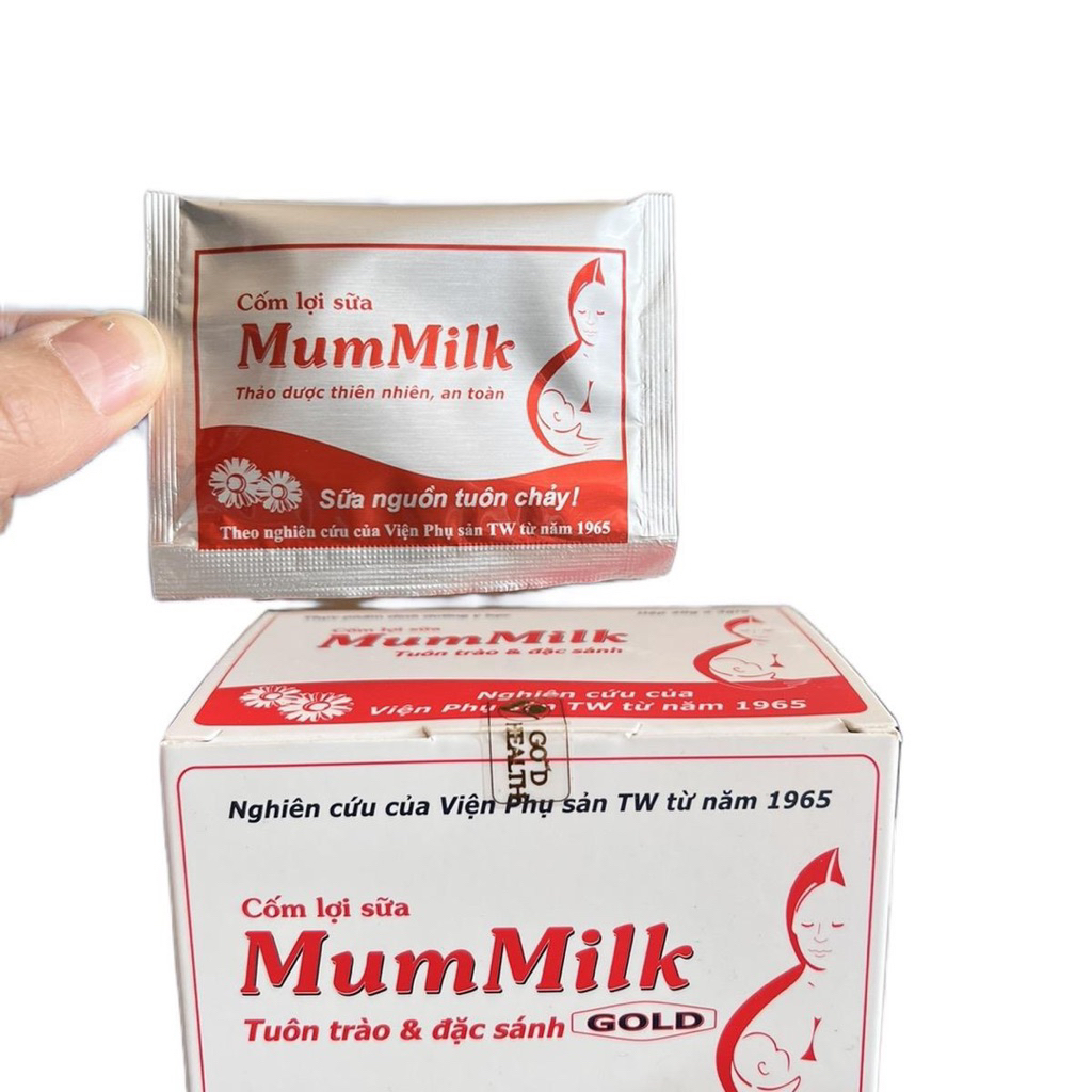 10 hộp Cốm lợi sữa mummilk, cốm kích sữa pstw - sữa mẹ đặc mát Tuôn trào & Đặc sánh