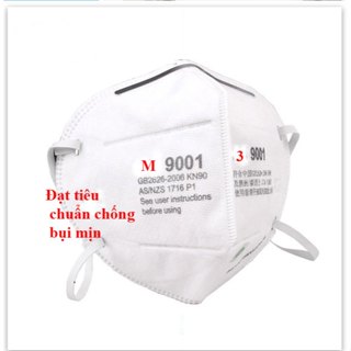  Hộp 50 khẩu trang 3M 9001 chính hãng ,khẩu trang chống bụi mịn PM 2.5 ,khẩu trang kháng khuẩn 
