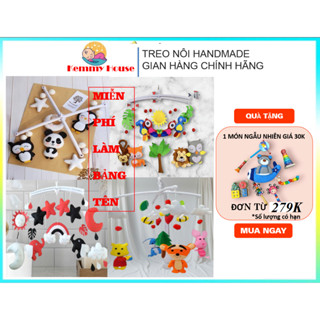 (Hộp nhạc tặng pin đồ chơi treo nôi may thủ công)Các loại thanh treo cũi, hộp nhạc, mẫu treo treo nôi phát nhạc tự xoay