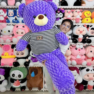 Gấu Bông Teddy Khổ Vải 1M6 Cao 1M4 Thú Nhồi Bông Teddy