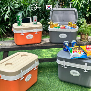 [THIẾT KẾ MỚI] Thùng nhựa, thùng đá mặt bàn LivingOvoje 11L&25L, thùng đá giữ nhiệt lên tới 16 tiếng