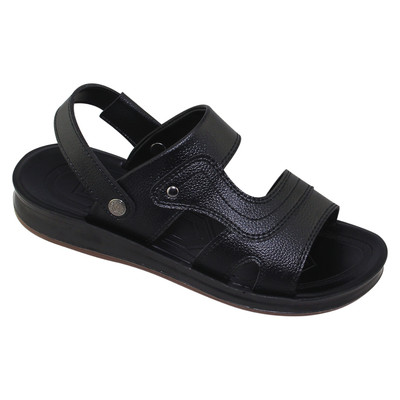 Sandal đế bằng nam Bita's SUM.133 (Đen + Nâu + Vàng bò)