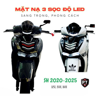 Mặt Nạ 3 Sọc Xe SH 125i, 150i, 160i - Đời 2020 đến 2025 - Độ Thêm Led - BH Led 6 tháng