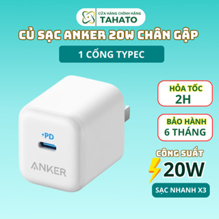 Củ sạc nhanh 20w/ 30w ANKER A2678 A2698 cổng USB-C nhỏ gọn sạc cho nhiều thiết bị iphone Samsung ipad TAHATO