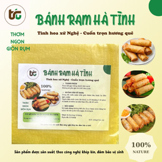 Bánh ram Hà Tĩnh, bánh đa nem Hà Tĩnh, Vỏ Nem Rán Giòn Rụm - Hút chân không - Không chất bảo quản