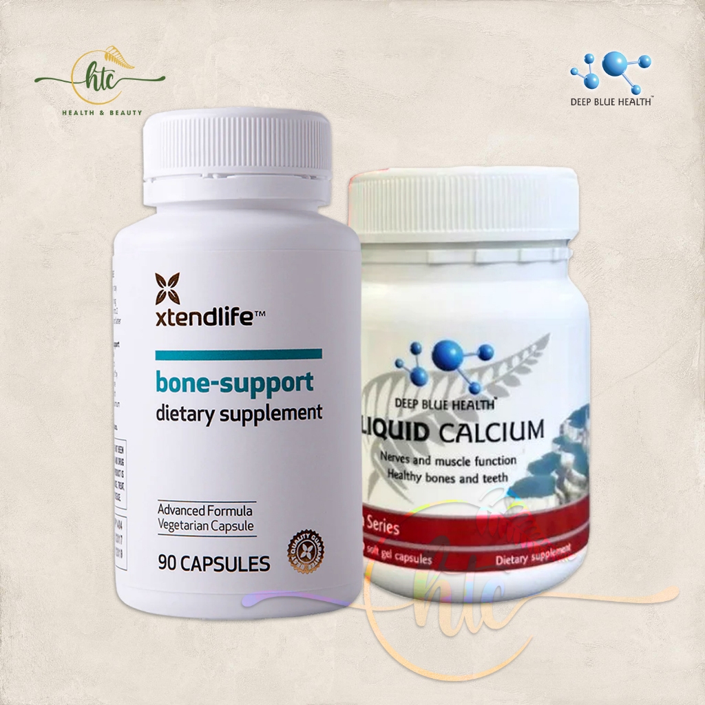 Combo Viên uống bổ sung Canxi & xương khớp Liquid Calcium & Bone Support 60 viên/ 90 viên