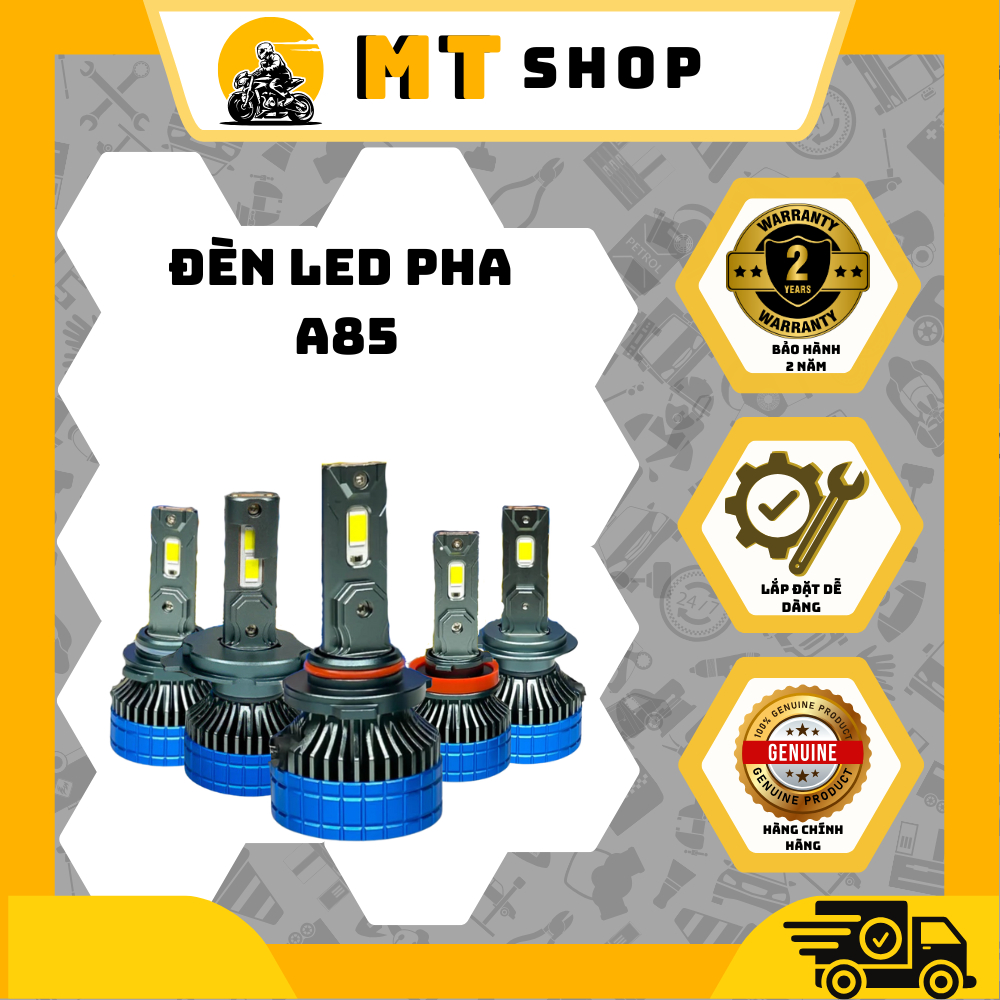 Đèn LED Xe Máy Siêu Sáng 85W 6000K Mini Pha Bi Cầu ZED LIGHT A85 Công Suất Cao Tại Việt Nam