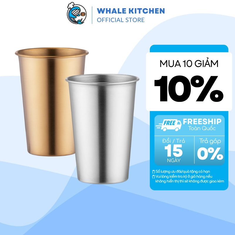 Ly uống nước inox 304, ly inox 304 cao cấp, ly inox 304 đơn giản, sang trọng và an toàn cho sức khỏe