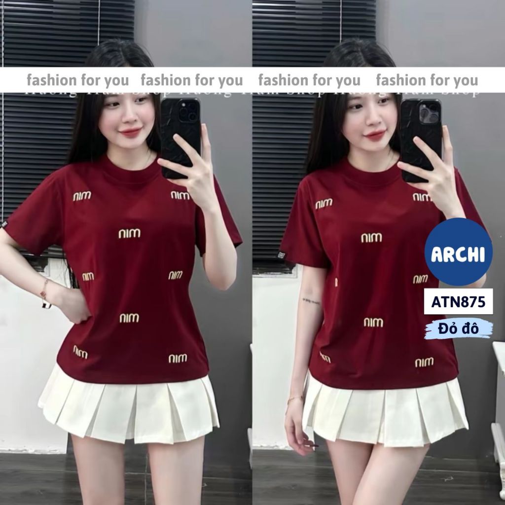 Áo thun babytee nam nữ, áo phông unisex Archi ATN875
