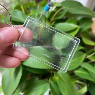 [Thanh lý móc khóa xước] Phôi móc khoá mica Acrylic trong suốt xước