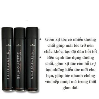 Gôm Xịt Tóc Nam Silhouette 420 ml