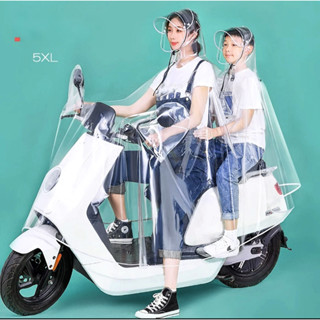 [EVA] Áo mưa nhựa trong dáng choàng che phủ 4 chiều, 1-2 đầu tiện dụng, chất liệu Eva chống thấm, chống dính, không mùi