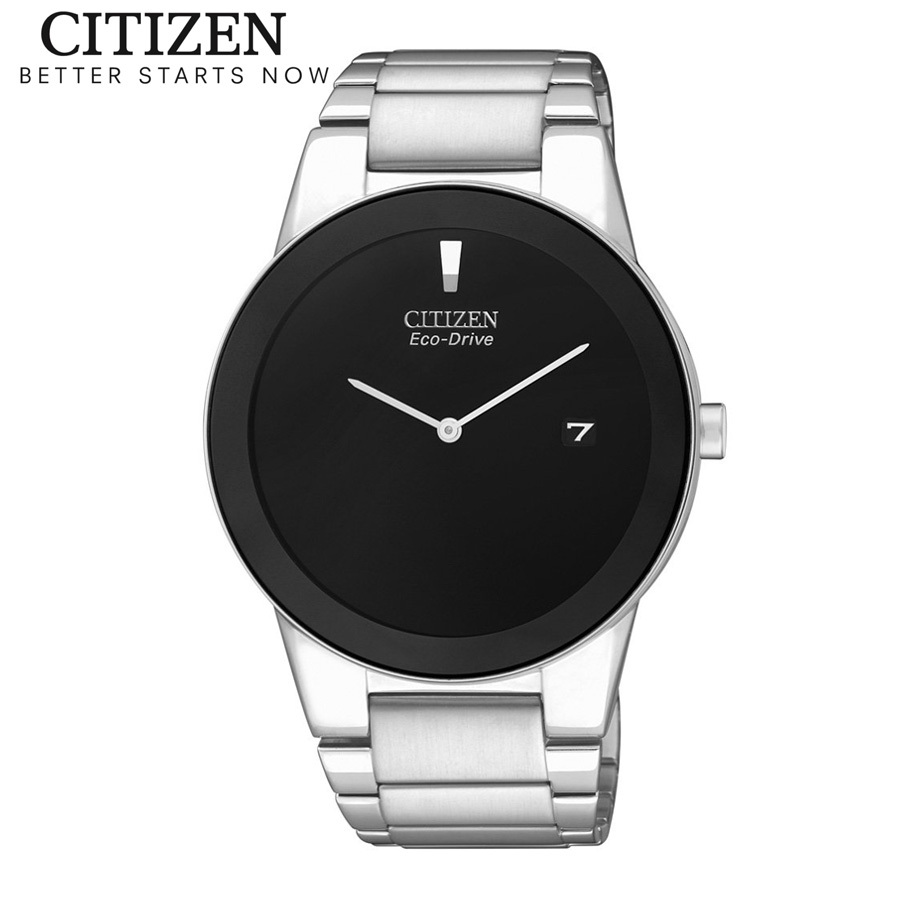 Đồng Hồ Nam Citizen Eco-Drive Dây Thép Không Gỉ AU1060-51E - Mặt Đen (40mm)
