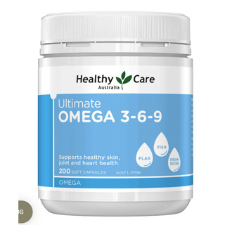 Viên uống bổ sung Omega 3 6 9, Healthy Care Omega 3-6-9, 200 viên ( omega 369 HC )