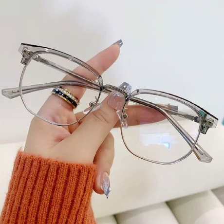 Kính cận thị kiểu clubmaster giành cho nam nữ thời trang Hàn Quốc mã 212 - Tuyết Nhung | BigBuy360 - bigbuy360.vn
