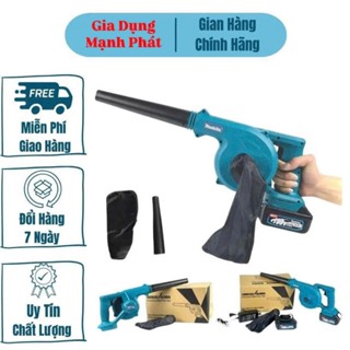Máy thổi hút bụi cầm tay dùng pin Makita, máy thổi hút bụi cầm tay công suất lớn vệ sinh đa năng