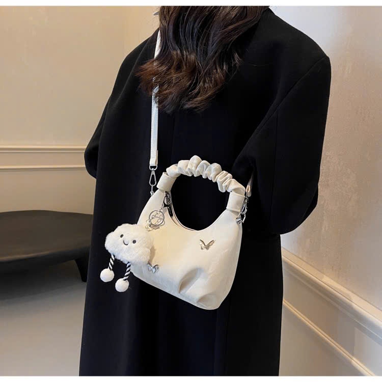 Túi xách nữ basic túi đeo chéo đeo vai giỏ xách nữ đựng đồ da nhung quai nhún TXNBAONHI _TDC026 | BigBuy360 - bigbuy360.vn