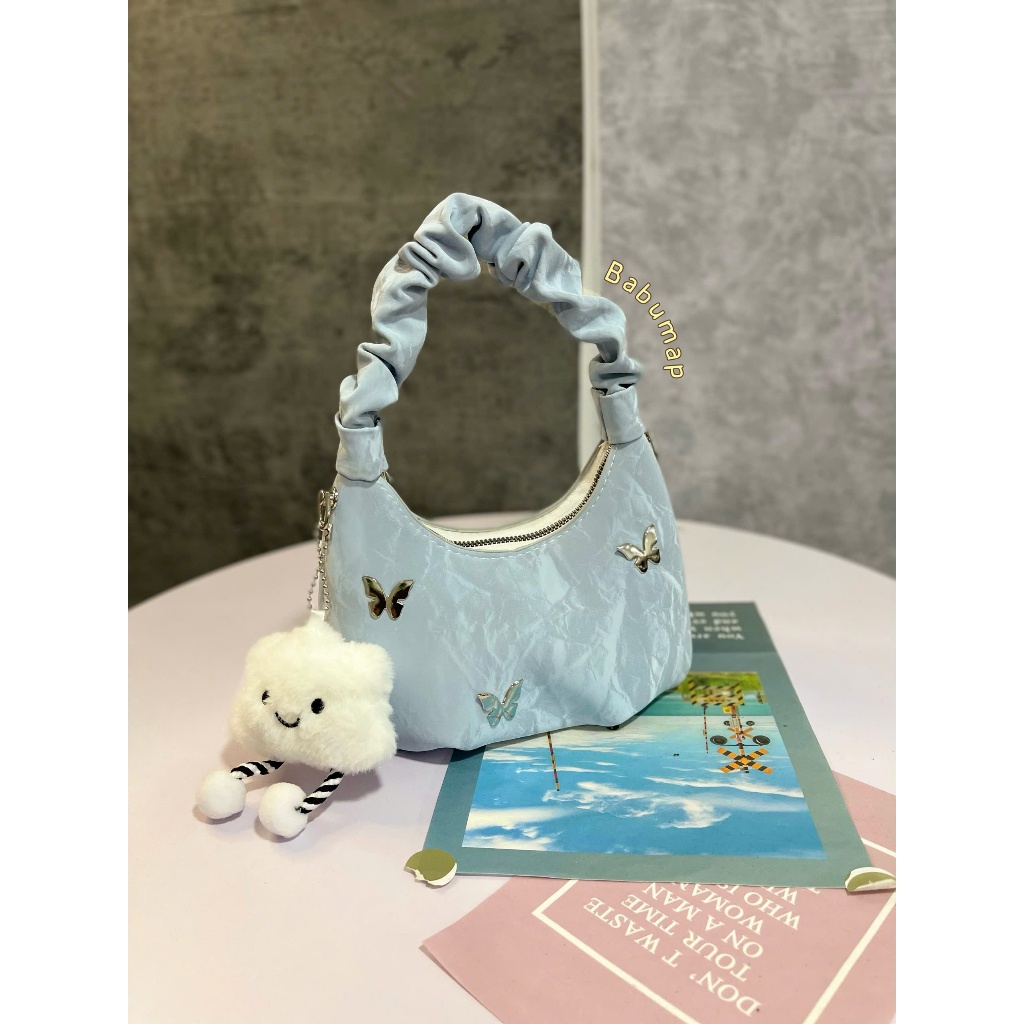 Túi xách nữ basic túi đeo chéo đeo vai giỏ xách nữ đựng đồ da nhung quai nhún TXNBAONHI _TDC026 | BigBuy360 - bigbuy360.vn