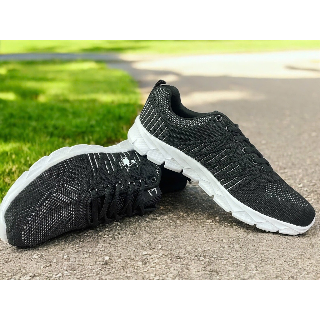Giày Thể Thao Nam Đen Trắng - Hàng Nhập Khẩu J109