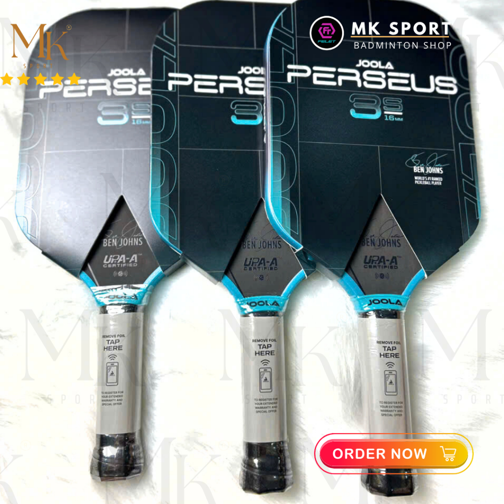 Vợt pickleball Joola Ben Johns Perseus 3S 14mm - tặng quấn  cán - dán viền