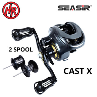  Máy câu ngang SEASIR CAST- X chính hãng chuyên lure máy tay trái 