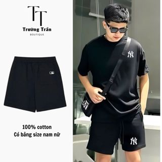   Giảm 20k Đơn 0Đ  Quần short nam nữ MLB chất liệu cotton 100% cao cấp vải chân cua phong cách năng động 