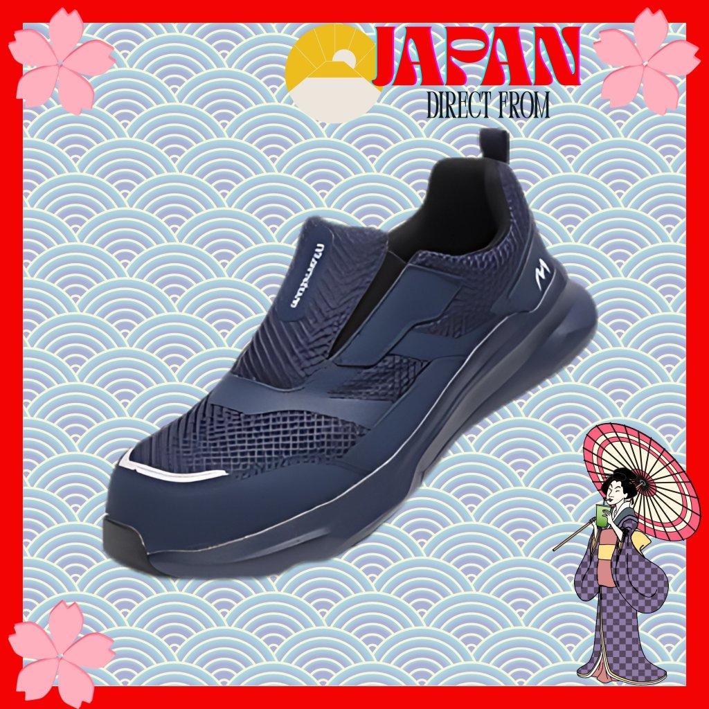 【Direct from Japan】Marugo MNDM790 Wide Fit Work Shoes | Black / Magenta / Navy / Turquoise / White |