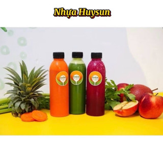 Sỉ( 20-50-100) Chai Nhựa Tròn 200ml, Vuông 250ml Dày Dặn Đã Kèm Nắp