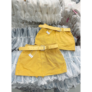 Chân Váy Trơn Lai To Vàng Hotteand Phối Gì Củng Xinh(Đai Ngẫu Nhiên)