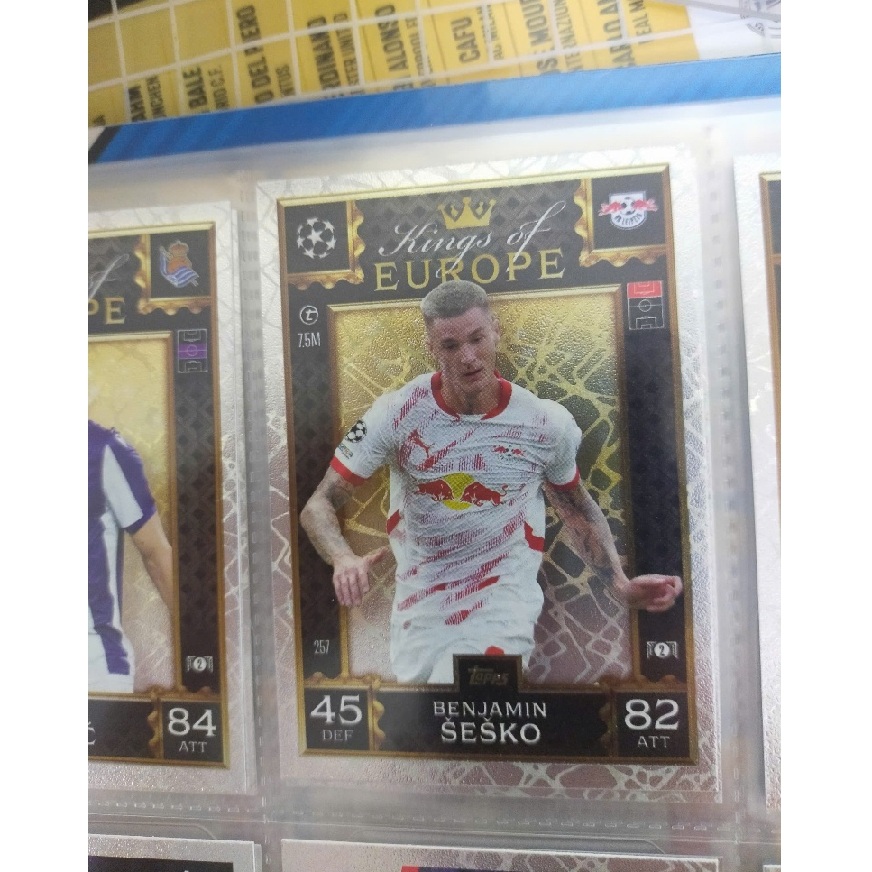 Thẻ Bóng Đá Topps Match Attax 24/25 EXTRA Kings of Europe Benjamin Sesko - RB Leipzig
