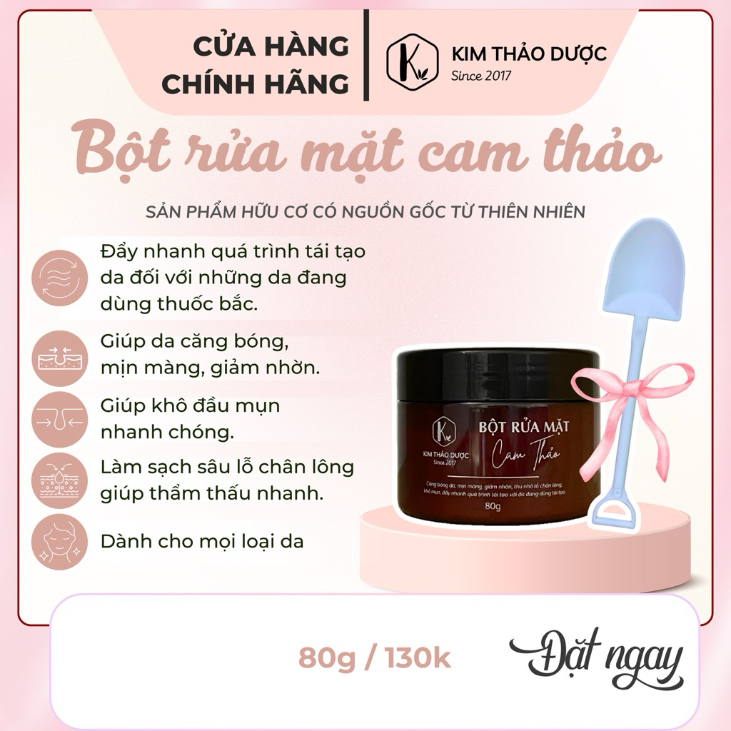 Bột Rửa Mặt Cam Thảo 240g