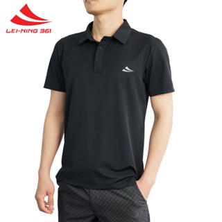 Áo Polo Nam Lei-Ning 361 Chuẩn Hãng Vải Thể Thao Hoạ Tiết Cao Cấp Mềm Mát Và Co Giãn Size S - 2XL - POLO05.361