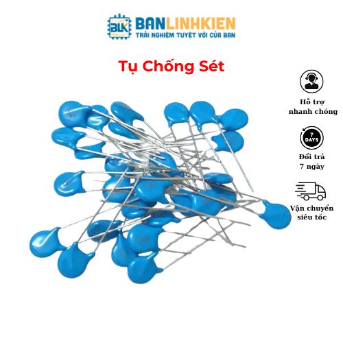 Combo 3 Tụ Chống Sét Varistor 10D201K, 14D741K  BANLINHKIEN