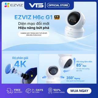 Camera WIFI EZVIZ H6C G1 4K 8MP, H6C G1 3K 5MP, H6C PRO 4MP - Xoay 360 Độ, Đàm Thoại 2 Chiều, Theo Dõi Chuyển Động - VTS